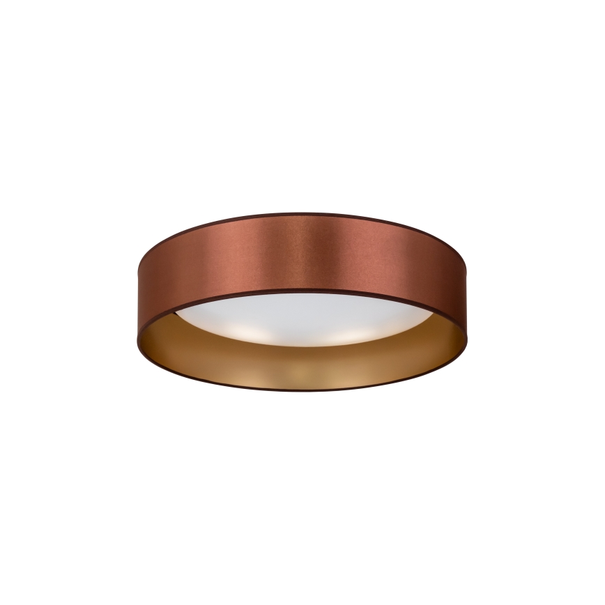 Duolla - Iluminação de teto LED ROLLER LED/24W/230V diâmetro 45 cm cobre/dourado
