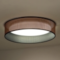 Duolla - Iluminação de teto LED ROLLER LED/24W/230V diâmetro 45 cm cobre/preto