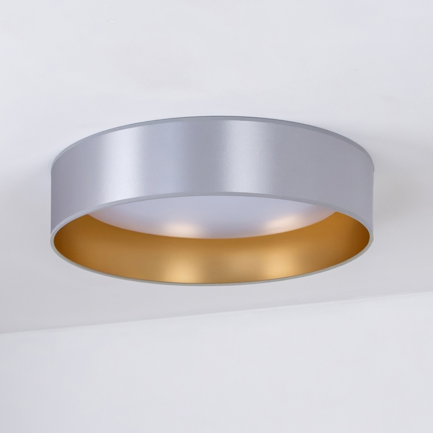 Duolla - Iluminação de teto LED ROLLER LED/24W/230V diâmetro 45 cm prateado/dourado