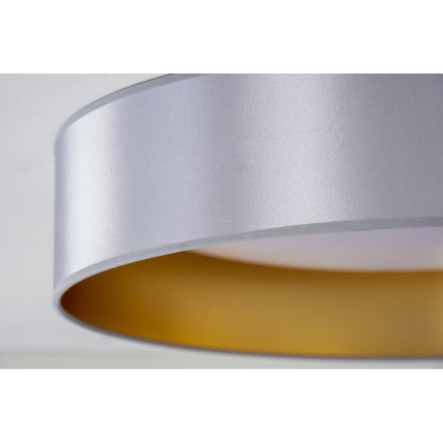 Duolla - Iluminação de teto LED ROLLER LED/24W/230V diâmetro 45 cm prateado/dourado