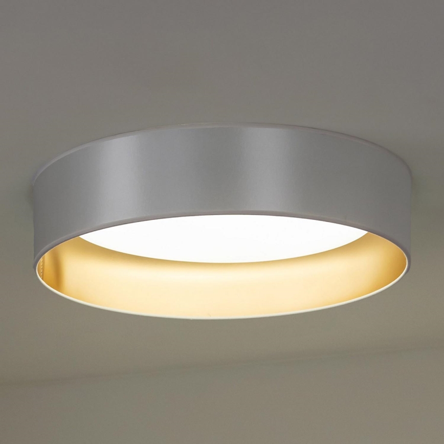 Duolla - Iluminação de teto LED ROLLER LED/24W/230V diâmetro 45 cm prateado/dourado