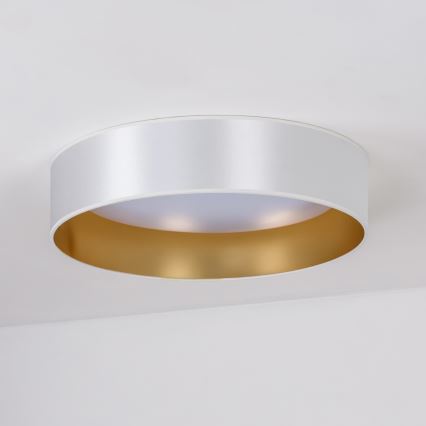 Duolla - Iluminação de teto LED ROLLER LED/24W/230V diâmetro 45 cm prateado/dourado