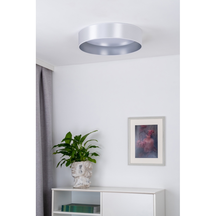 Duolla - Iluminação de teto LED ROLLER LED/24W/230V diâmetro 45 cm prateado