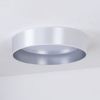 Duolla - Iluminação de teto LED ROLLER LED/24W/230V diâmetro 45 cm prateado
