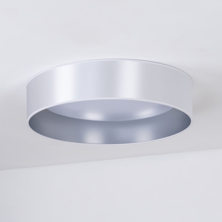 Duolla - Iluminação de teto LED ROLLER LED/24W/230V diâmetro 45 cm prateado