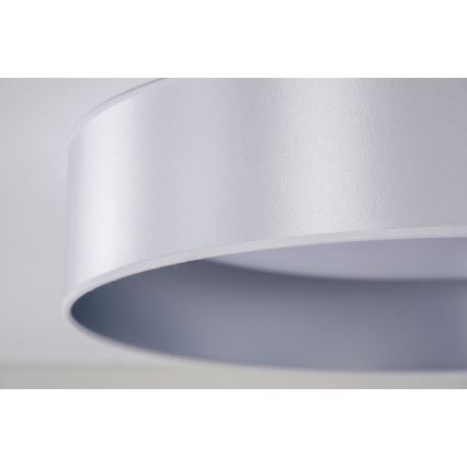 Duolla - Iluminação de teto LED ROLLER LED/24W/230V diâmetro 45 cm prateado