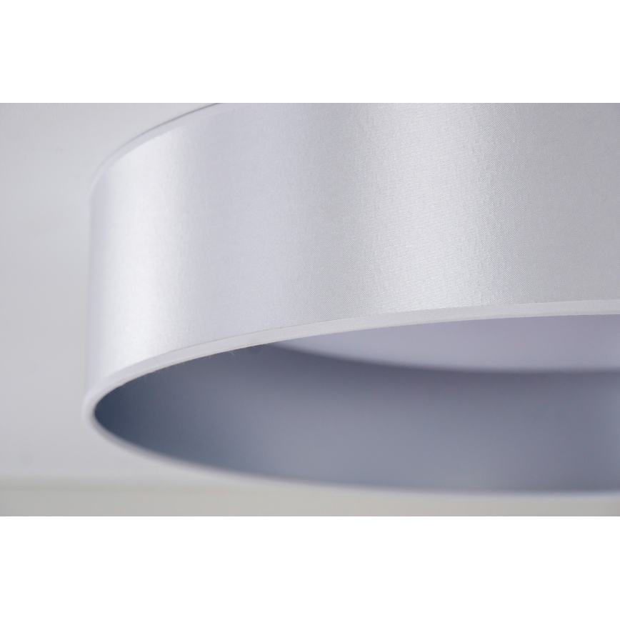 Duolla - Iluminação de teto LED ROLLER LED/24W/230V diâmetro 45 cm prateado