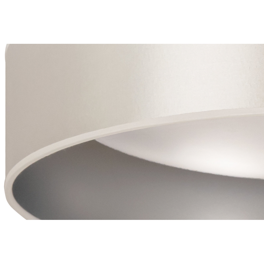 Duolla - Iluminação de teto LED ROLLER LED/24W/230V diâmetro 45 cm prateado