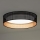 Duolla - Iluminação de teto LED ROLLER LED/24W/230V diâmetro 45 cm preto/cobre