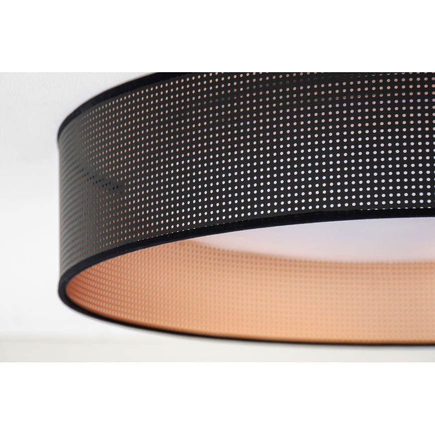 Duolla - Iluminação de teto LED ROLLER LED/24W/230V diâmetro 45 cm preto/cobre