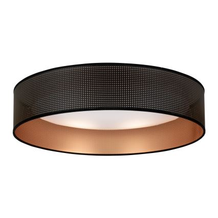 Duolla - Iluminação de teto LED ROLLER LED/24W/230V diâmetro 45 cm preto/cobre