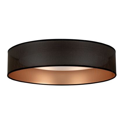 Duolla - Iluminação de teto LED ROLLER LED/24W/230V diâmetro 45 cm preto/cobre