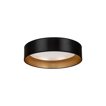 Duolla - Iluminação de teto LED ROLLER LED/24W/230V diâmetro 45 cm preto/dourado