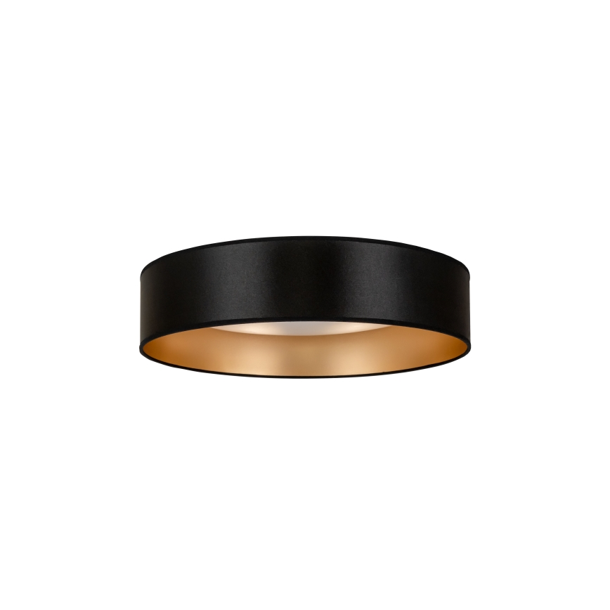 Duolla - Iluminação de teto LED ROLLER LED/24W/230V diâmetro 45 cm preto/dourado