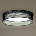 Duolla - Iluminação de teto LED ROLLER LED/24W/230V diâmetro 45 cm preto