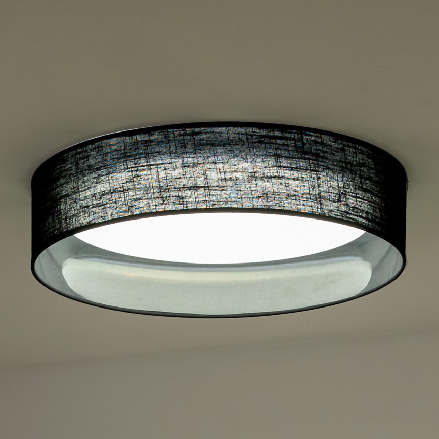Duolla - Iluminação de teto LED ROLLER LED/24W/230V diâmetro 45 cm preto