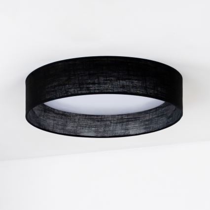 Duolla - Iluminação de teto LED ROLLER LED/24W/230V diâmetro 45 cm preto