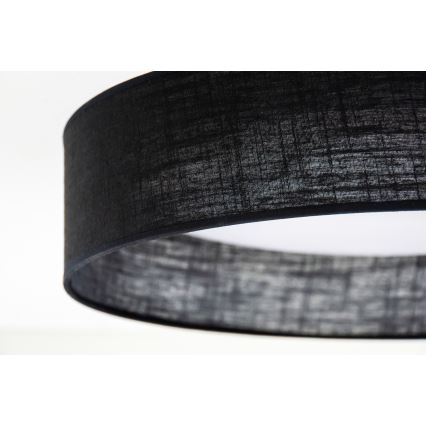 Duolla - Iluminação de teto LED ROLLER LED/24W/230V diâmetro 45 cm preto