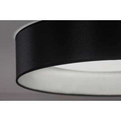 Duolla - Iluminação de teto LED ROLLER LED/24W/230V diâmetro 45 cm preto/prateado