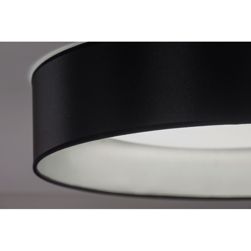 Duolla - Iluminação de teto LED ROLLER LED/24W/230V diâmetro 45 cm preto/prateado