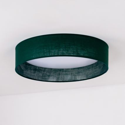 Duolla - Iluminação de teto LED ROLLER LED/24W/230V diâmetro 45 cm verde