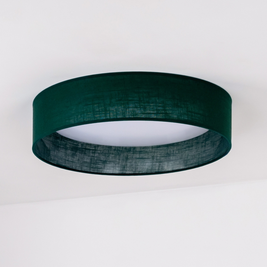 Duolla - Iluminação de teto LED ROLLER LED/24W/230V diâmetro 45 cm verde