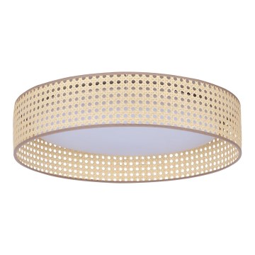 Duolla - Iluminação de teto LED ROLLER LED/24W/230V diâmetro 45 cm vime