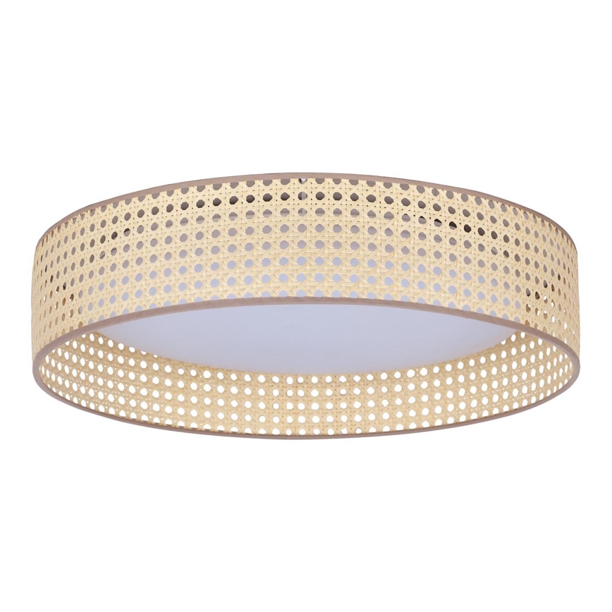 Duolla - Iluminação de teto LED ROLLER LED/24W/230V diâmetro 45 cm vime
