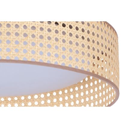 Duolla - Iluminação de teto LED ROLLER LED/24W/230V diâmetro 45 cm vime