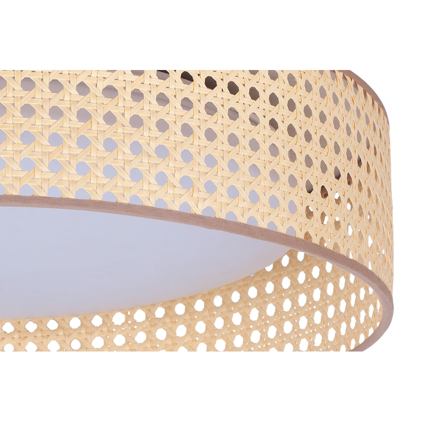 Duolla - Iluminação de teto LED ROLLER LED/24W/230V diâmetro 45 cm vime