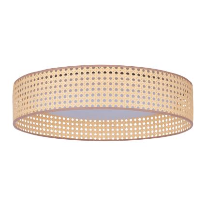 Duolla - Iluminação de teto LED ROLLER LED/24W/230V diâmetro 45 cm vime