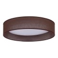 Duolla - Iluminação de teto LED ROLLER LED/24W/230V escuro diâmetro 45 cm castanho