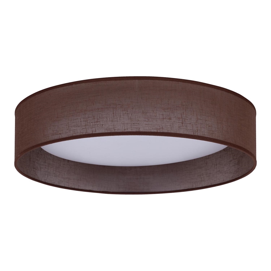 Duolla - Iluminação de teto LED ROLLER LED/24W/230V escuro diâmetro 45 cm castanho