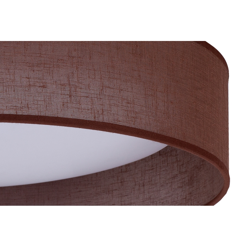 Duolla - Iluminação de teto LED ROLLER LED/24W/230V escuro diâmetro 45 cm castanho