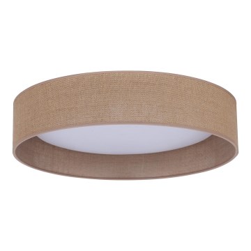 Duolla - Iluminação de teto LED ROLLER LED/24W/230V iluminação diâmetro 45 cm castanho