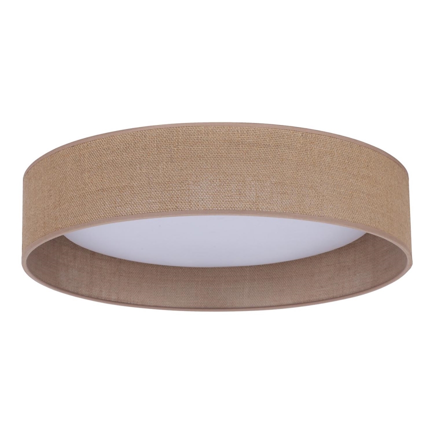 Duolla - Iluminação de teto LED ROLLER LED/24W/230V iluminação diâmetro 45 cm castanho