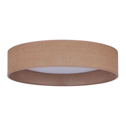 Duolla - Iluminação de teto LED ROLLER LED/24W/230V iluminação diâmetro 45 cm castanho
