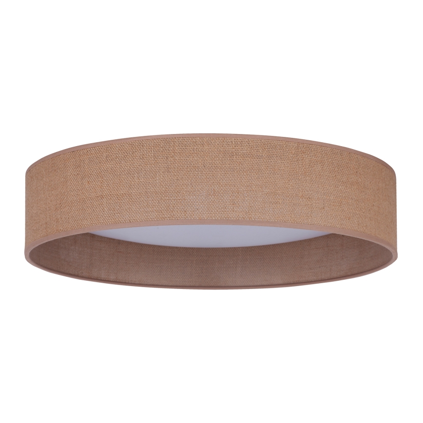 Duolla - Iluminação de teto LED ROLLER LED/24W/230V iluminação diâmetro 45 cm castanho