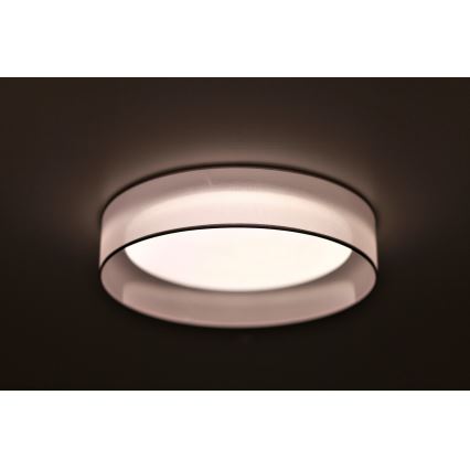 Duolla - Iluminação de teto LED ROLLER LED/24W/230V iluminação diâmetro 45 cm cinzento