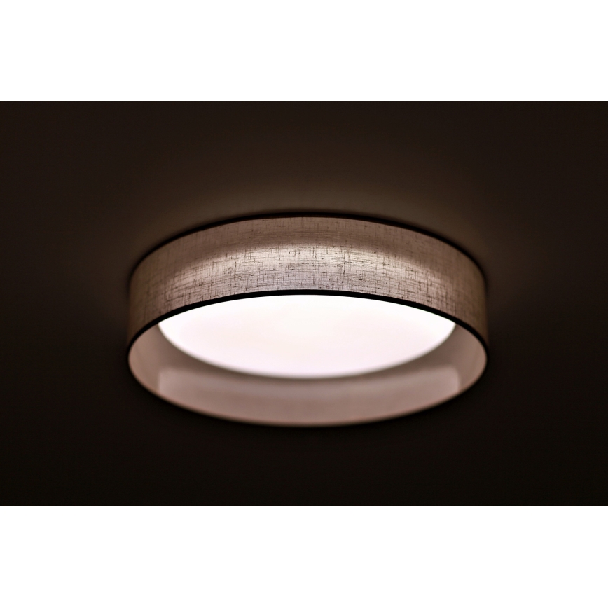 Duolla - Iluminação de teto LED ROLLER LED/24W/230V iluminação diâmetro 45 cm cinzento