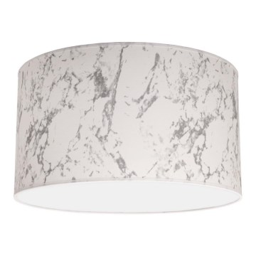 Duolla - Iluminação de teto MARBLE 1xE27/40W/230V diâmetro 45 cm branco/cinzento