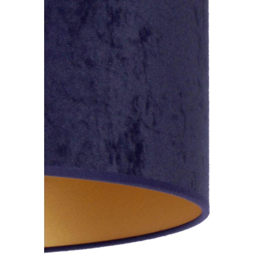 Duolla - Iluminação de teto ROLLER 1xE27/15W/230V diâmetro 40 cm azul/dourado