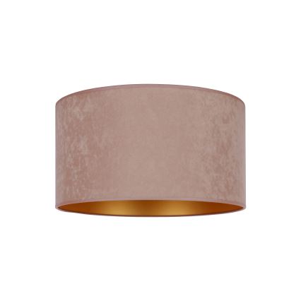 Duolla - Iluminação de teto ROLLER 1xE27/15W/230V diâmetro 40 cm bege/dourado