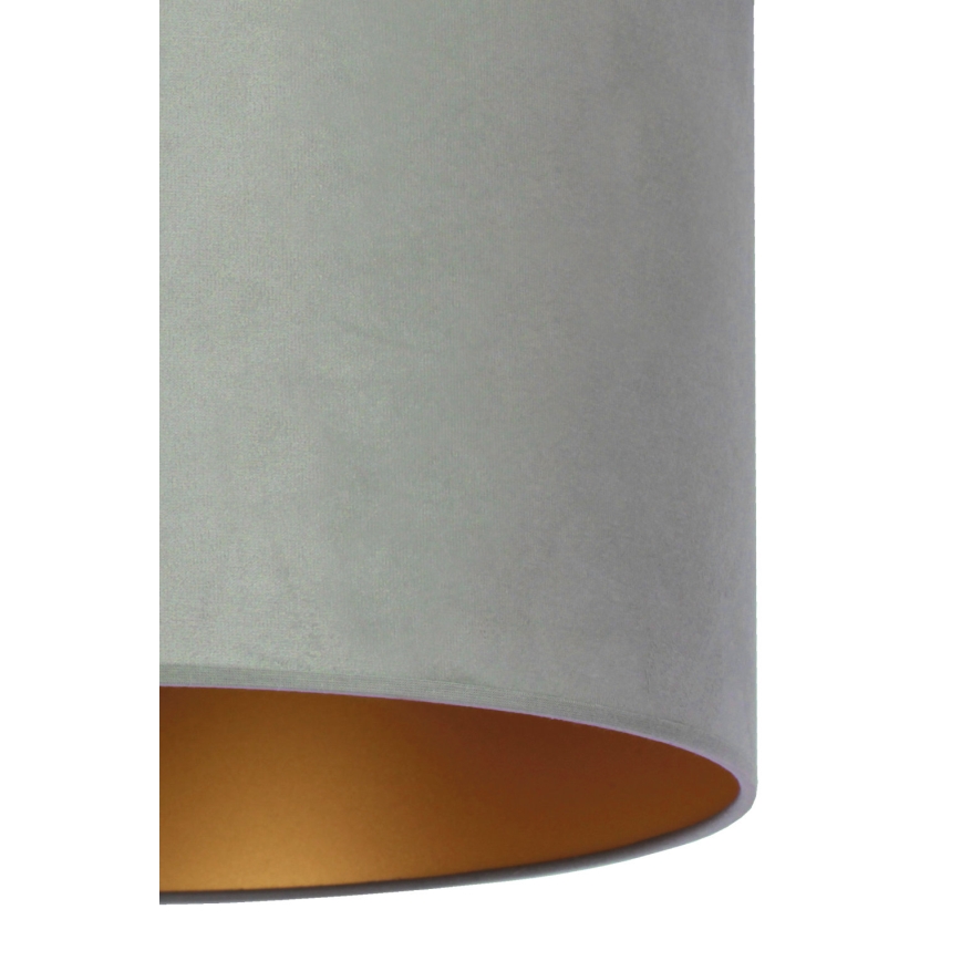 Duolla - Iluminação de teto ROLLER 1xE27/15W/230V diâmetro 40 cm iluminação verde/dourado
