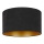 Duolla - Iluminação de teto ROLLER 1xE27/15W/230V diâmetro 40 cm preto/dourado