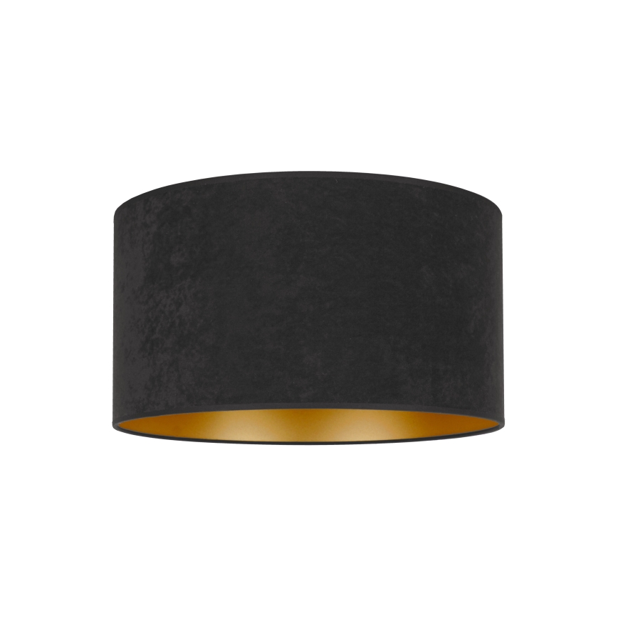 Duolla - Iluminação de teto ROLLER 1xE27/15W/230V diâmetro 40 cm preto/dourado