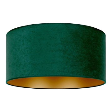 Duolla - Iluminação de teto ROLLER 3xE27/15W/230V diâmetro 60 cm escuro verde/dourado