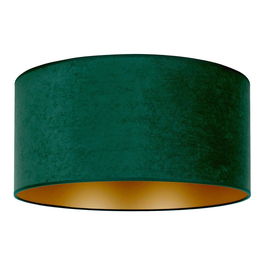 Duolla - Iluminação de teto ROLLER 3xE27/15W/230V diâmetro 60 cm escuro verde/dourado