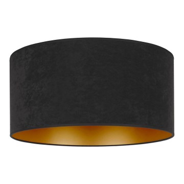 Duolla - Iluminação de teto ROLLER 3xE27/15W/230V diâmetro 60 cm preto/dourado