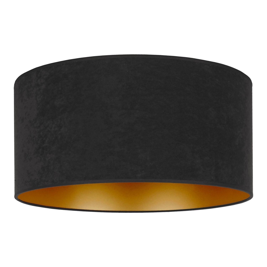 Duolla - Iluminação de teto ROLLER 3xE27/15W/230V diâmetro 60 cm preto/dourado
